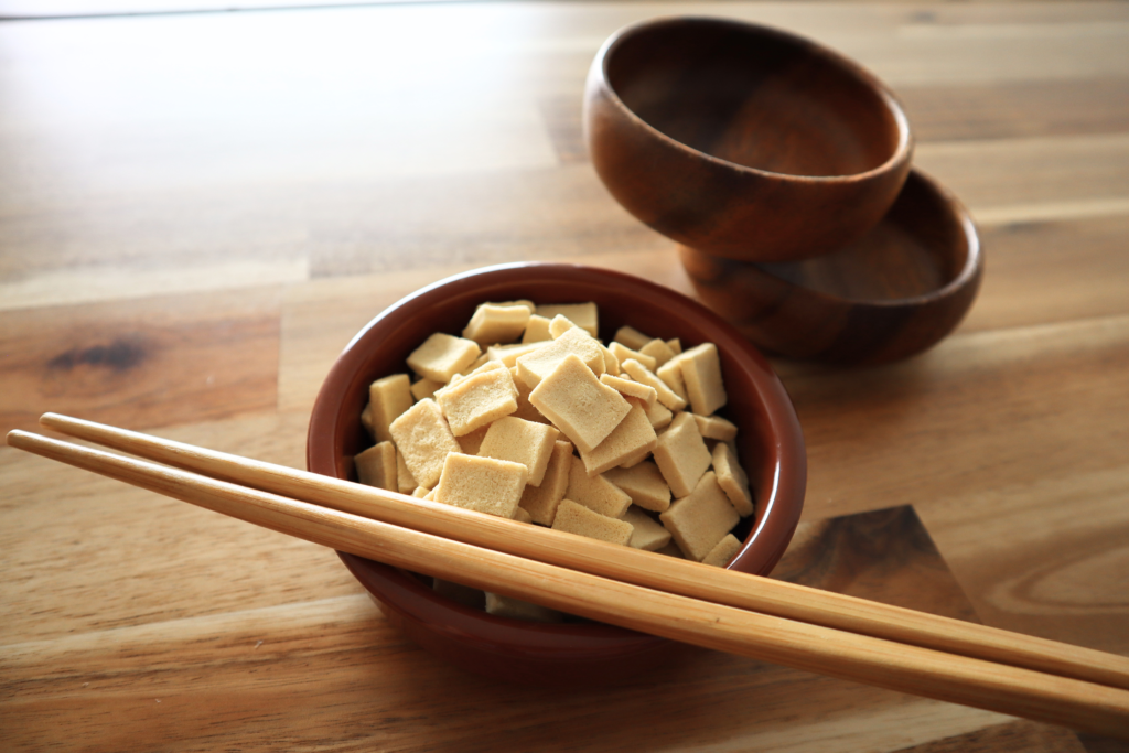 Koya Tofu (Freeze-dried Tofu) : Sliced